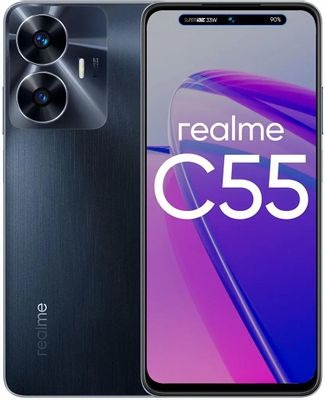 Смартфон Realme RMX3710 C55 128Gb 6Gb черный моноблок 3G 4G 6.72