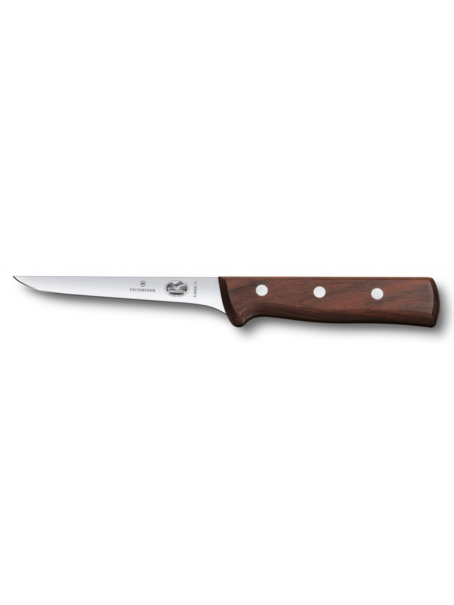 Нож кухонный Victorinox 5.6406.12 стальной обвалочный лезв.120мм прямая заточка черный