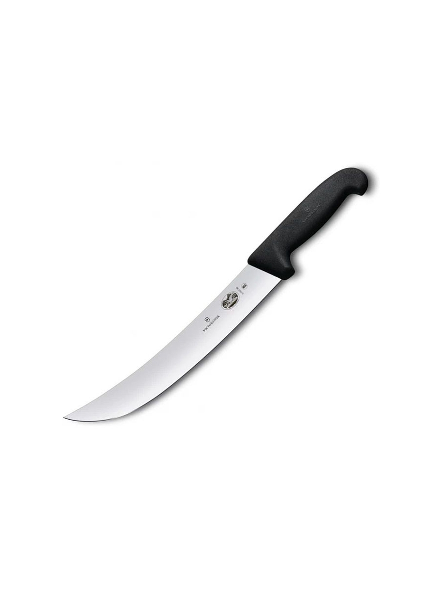 Нож кухонный Victorinox Cimeter (5.7303.36) стальной разделочный для стейка лезв.360мм прямая заточка черный