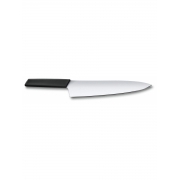 Нож кухонный Victorinox Swiss Modern (6.9013.25B) стальной разделочный лезв.250мм прямая заточка черный блистер