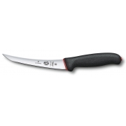 Нож кухонный Victorinox Fibrox (5.6663.15D) стальной разделочный лезв.150мм прямая заточка черный
