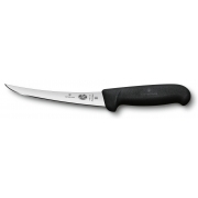 Нож кухонный Victorinox Fibrox (5.6613.15) стальной разделочный лезв.150мм прямая заточка черный