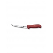 Нож кухонный Victorinox Fibrox (5.6611.12) стальной разделочный лезв.120мм прямая заточка красный