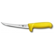 Нож кухонный Victorinox Fibrox (5.6608.15M) стальной разделочный лезв.150мм прямая заточка черный