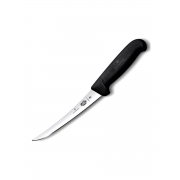 Нож кухонный Victorinox Fibrox (5.6603.12) стальной разделочный для мяса лезв.120мм прямая заточка черный
