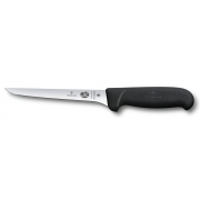 Нож кухонный Victorinox Fibrox (5.6413.15) стальной обвалочный лезв.150мм прямая заточка черный