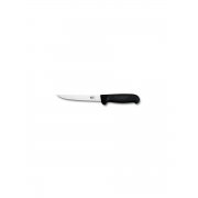 Нож кухонный Victorinox Fibrox (5.6103.12) стальной обвалочный лезв.120мм прямая заточка черный