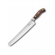 Нож кухонный Victorinox Grand Maitre (7.7430.26G) кованый универсальный для хлеба лезв.260мм серрейт. заточка коричневый