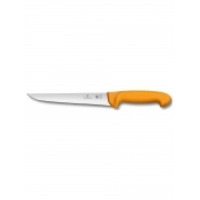Нож кухонный Victorinox Sticking (5.8411.22) стальной разделочный для мяса лезв.220мм прямая заточка желтый