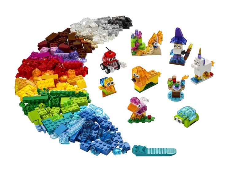 Игрушка CONSTR. KREATIV-BAUSET MIT DURCHSICHTIGEN STEINEN LEGO