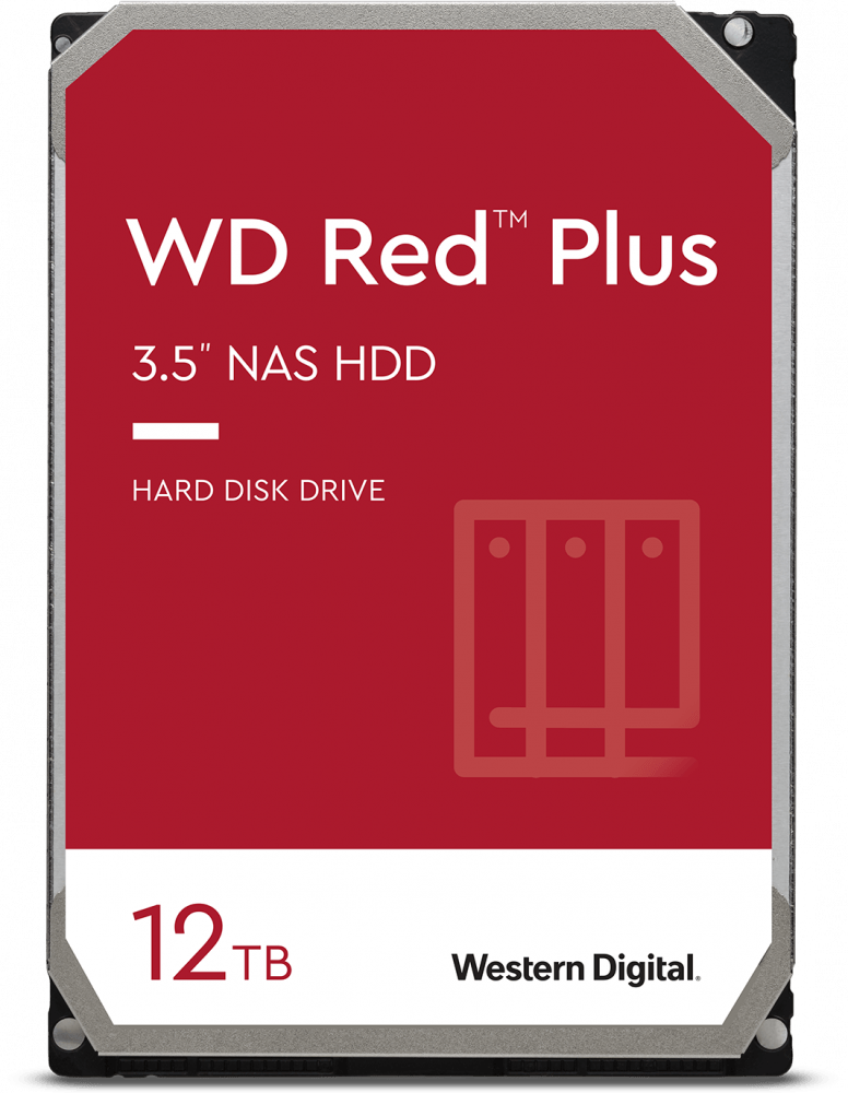Жесткий диск WD Red Plus 12Tb (WD120EFBX)