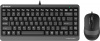 Клавиатура + мышь A4Tech F1110 GREY черный/серый  