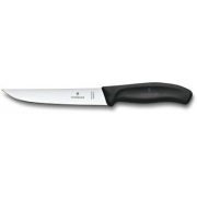 Нож кухонный Victorinox Swiss Classic (6.8103.15B) стальной разделочный лезв.150мм прямая заточка черный блистер