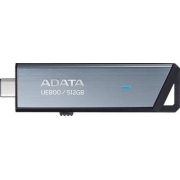 Флеш Диск A-Data 512Gb Type-C UE800 AELI-UE800-512G-CSG USB3.2, серебристый