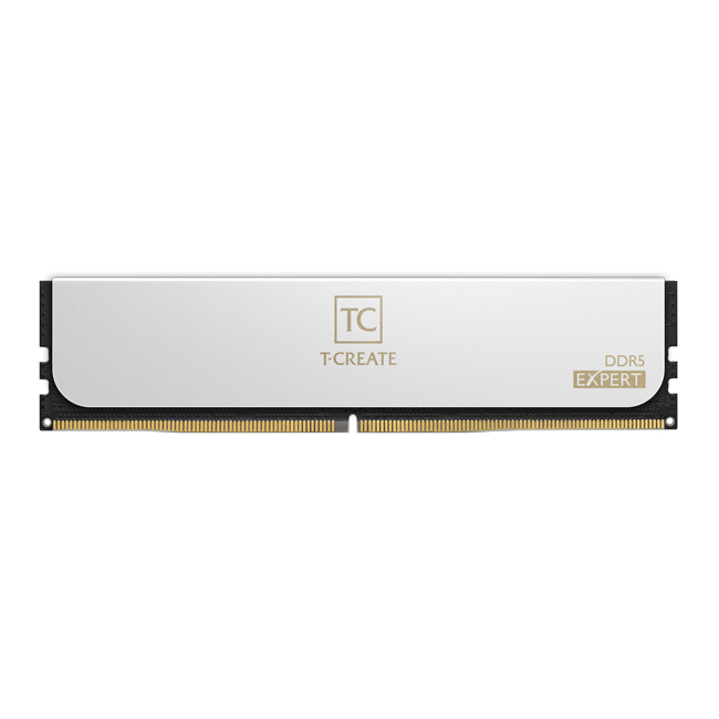 Модуль памяти DDR5 TEAMGROUP T-Create Expert 32GB (2x16GB) 6000MHz CL30 (30-36-36-76) 1.35V / CTCWD532G6000HC30DC01 / White