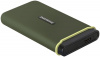 Накопитель SSD Transcend USB-C 500Gb TS500GESD380C, темно-зеленый