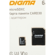 Флешка microSDXC Digma 64Gb Class10 DGFCA064A03