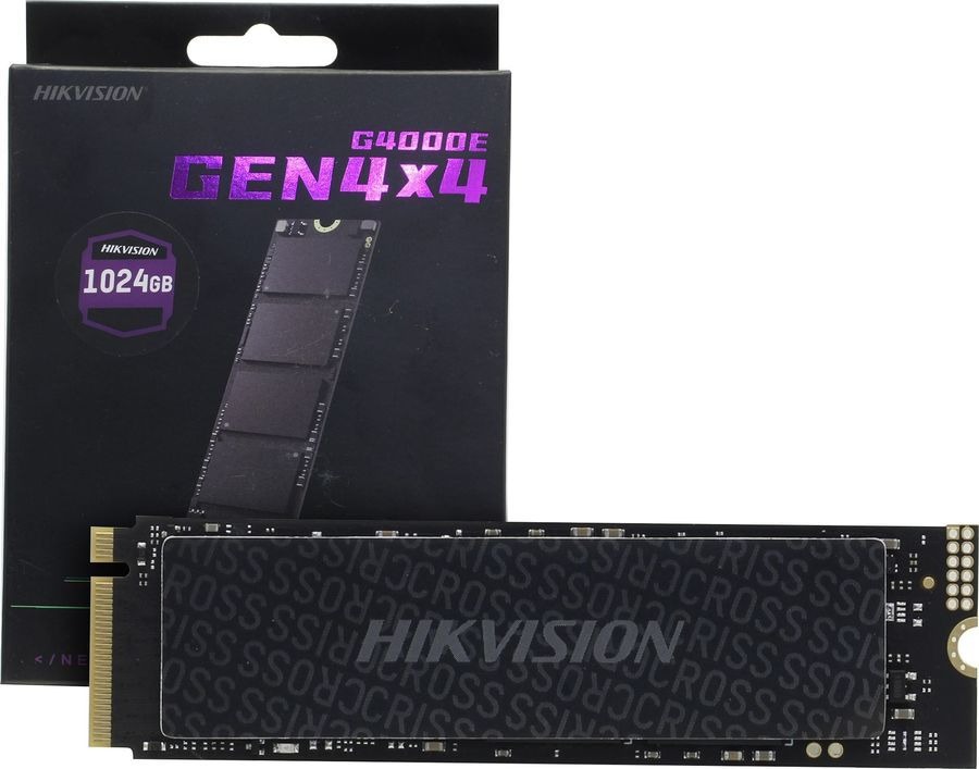SSD накопитель Hikvision G4000E HS-SSD-G4000E/1024G Hiksemi 1ТБ, M.2 2280