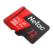 Флеш-накопитель NeTac Карта памяти Netac MicroSD card P500 Extreme Pro 32GB, retail version w/SD adapter