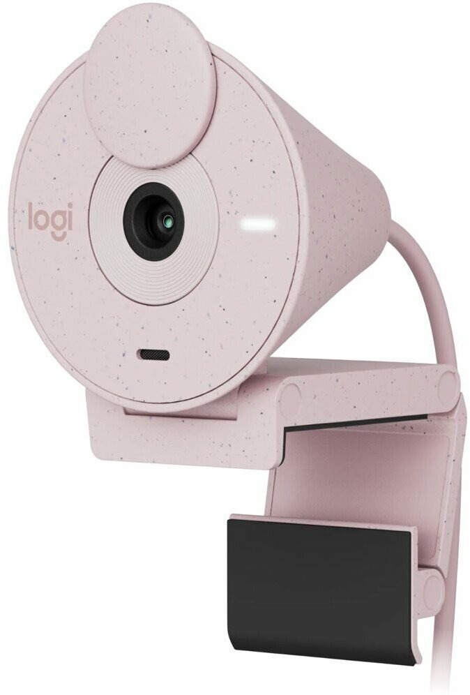 Веб-камера logitech Brio 300 Full HD webcam - ROSE - USB, розовый