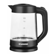 Чайник электрический Starwind SKG2080 1.7л. 1700Вт, черный