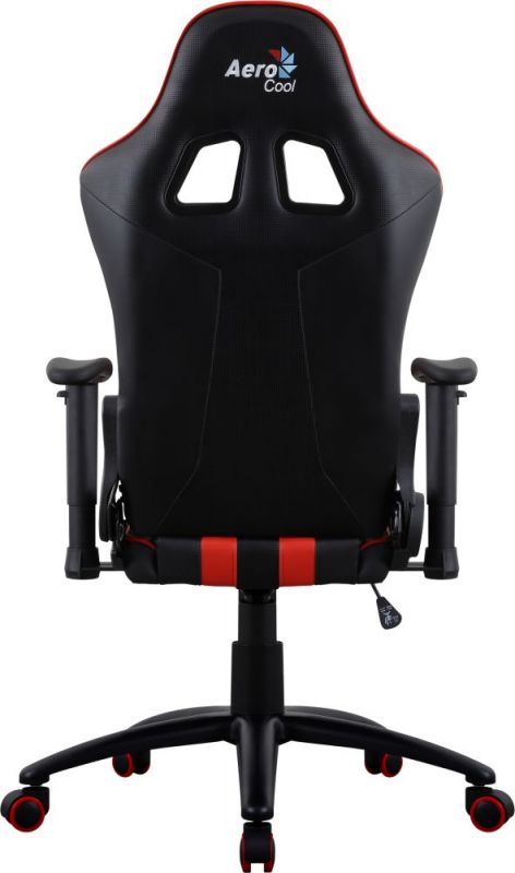 Кресло игровое Aerocool 516668 черный/красный сиденье черный/красный ПВХ/полиуретан крестовина металл