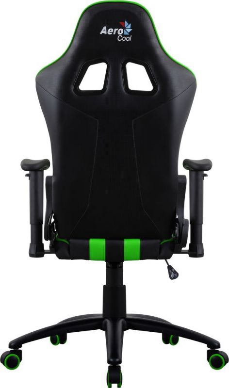 Кресло игровое Aerocool 516338 черный/салатовый сиденье черный/салатовый ПВХ/полиуретан крестовина металл