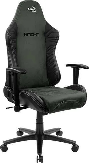 Кресло игровое Aerocool KNIGHT FUZE DUSK HUNTER GREEN черный/зеленый  