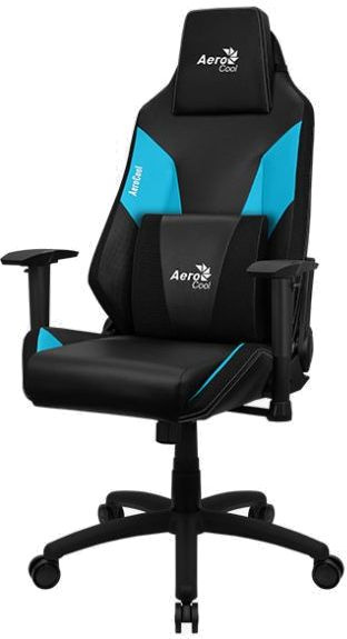 Кресло игровое Aerocool Admiral, черный/голубой 
