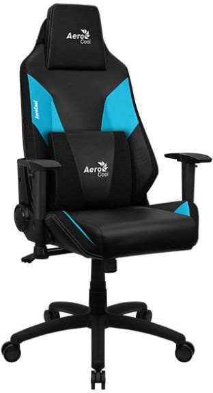 Кресло игровое Aerocool Admiral, черный/голубой 