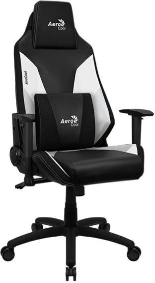 Кресло игровое Aerocool Admiral, черный/белый