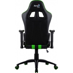 Кресло игровое Aerocool 516338 черный/салатовый сиденье черный/салатовый ПВХ/полиуретан крестовина металл