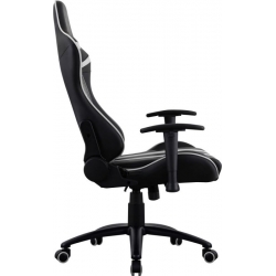 Кресло игровое Aerocool 516340 черный/белый сиденье черный/белый ПВХ/полиуретан крестовина металл