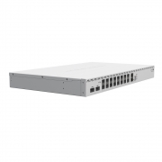 Коммутатор MikroTik CRS518-16XS-2XQ 16xSFP28 25Гб, 2xQSFP28 100Гб, 1xRJ45 100Мб, коммутация до 1.2Тб, RouterOS