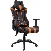 Кресло игровое Aerocool AC120 AIR черный/оранжевый  