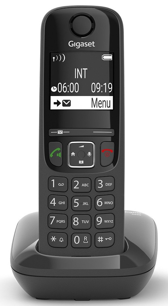 Телефон Dect Gigaset AS690 RUS SYS, черный