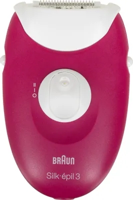 Эпилятор Braun SE3273 скор.:2 насад.:3 от электр.сети розовый/белый