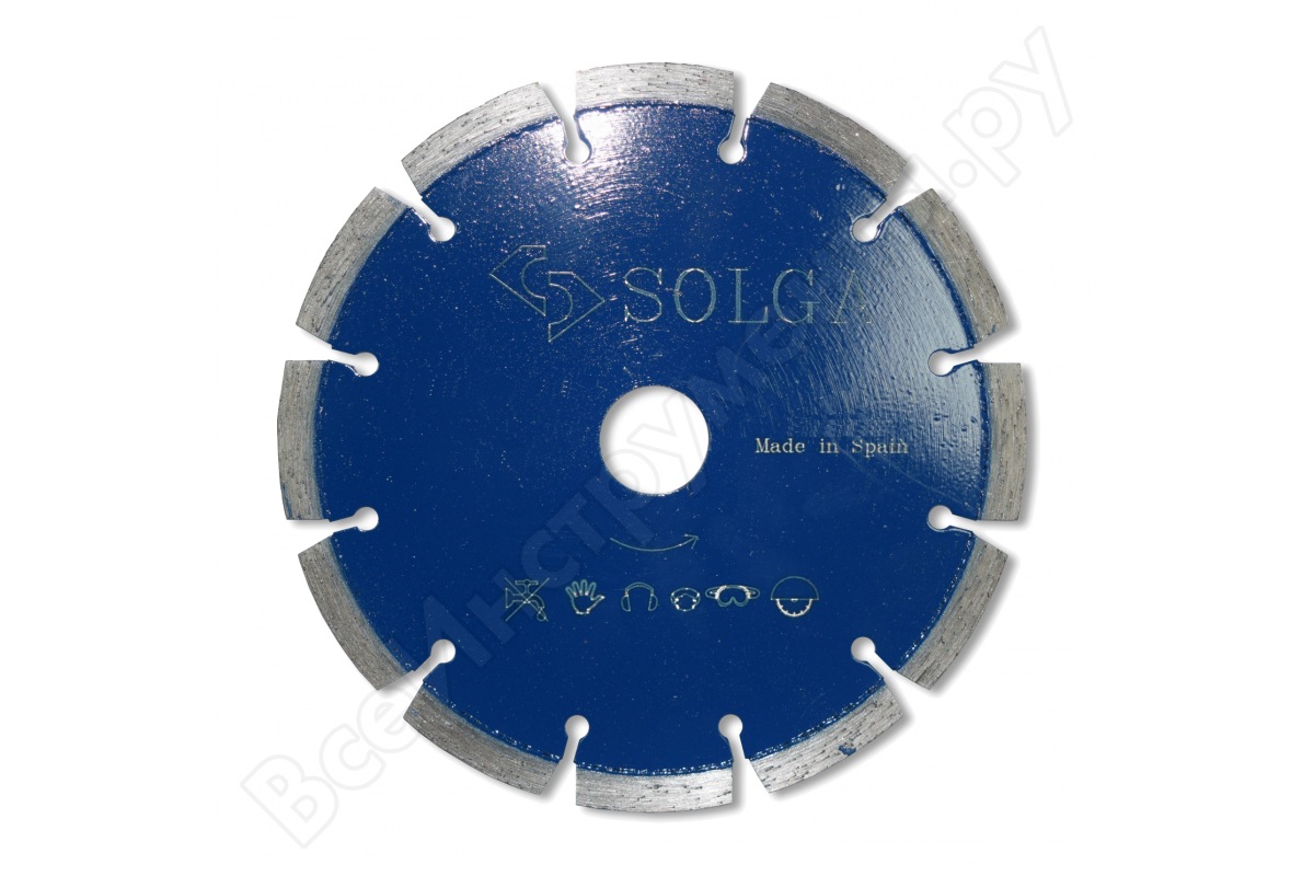 Диск алмазный PROFESSIONAL сегментный по железобетону (230х22.2 мм) Solga Diamant 13703230
