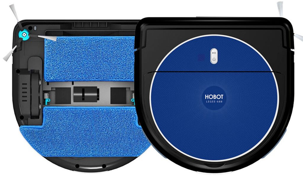 Пылесос-робот Hobot LEGEE-688, черный/синий