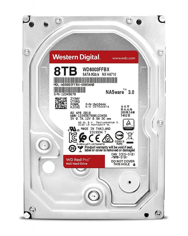 Жесткий диск WD Red Pro 8 TB (WD8003FFBX)