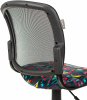 Кресло детское Бюрократ CH-296NX черный TW-01 сиденье мультиколор геометрия сетка/ткань крестов. пластик