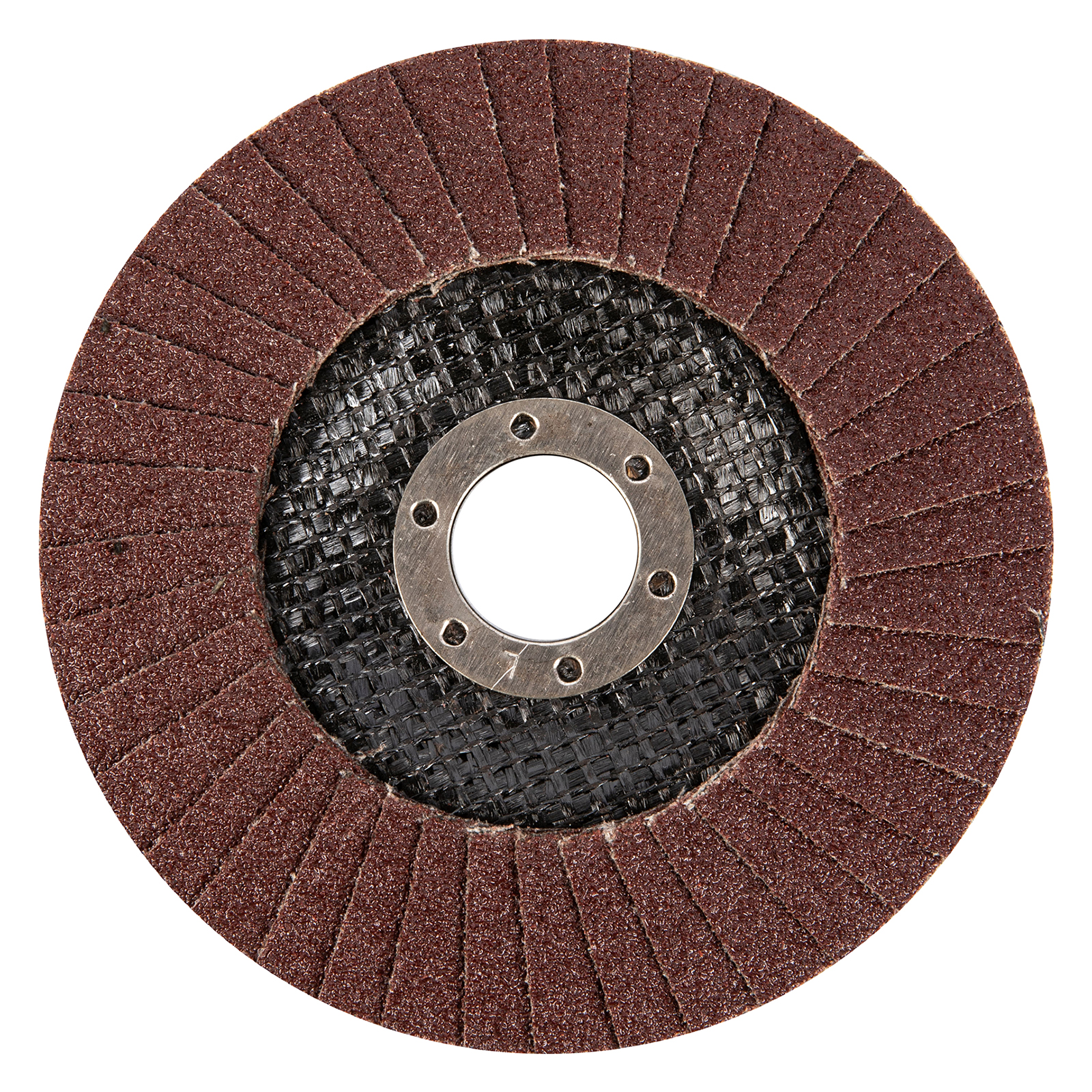 Круг лепестковый торцевой, конический, Р 80, 125 х 22.2 мм Сибртех