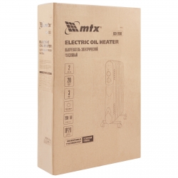 Масляный обогреватель MTX OCH-2000, 230 В, 2000 Вт // MTX