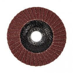 Круг лепестковый торцевой, конический, Р 60, 125 х 22.2 мм Сибртех