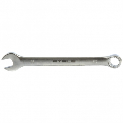 Ключ комбинированный, 11 мм, CrV, матовый хром Stels