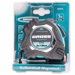 Рулетка Gross Magnetisch 5 м х 25 мм (32572)