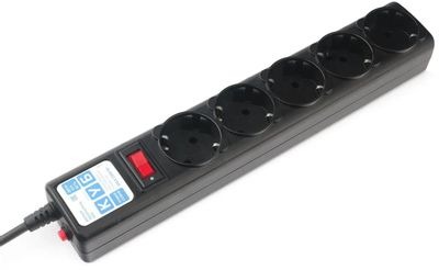 Сетевой фильтр PowerCube SPG5-С5 5м, черный