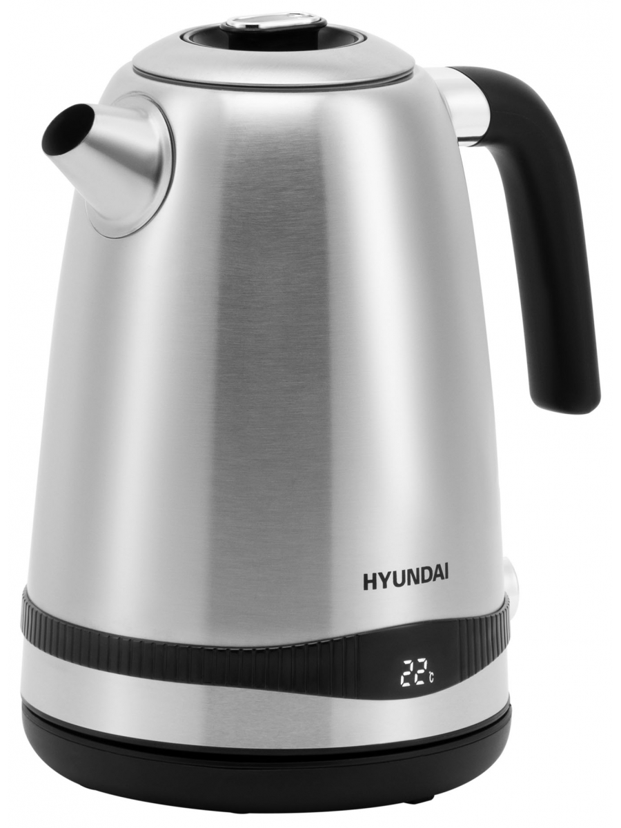 Чайник электрический Hyundai HYK-S4801 серебристый/черный