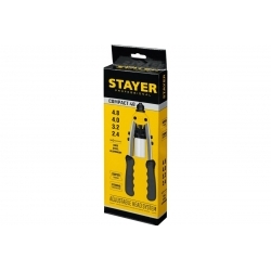 Компактный двуручный заклепочник STAYER Professional Compact-48 240 мм, 2.4 - 4.8 мм 3116_z01