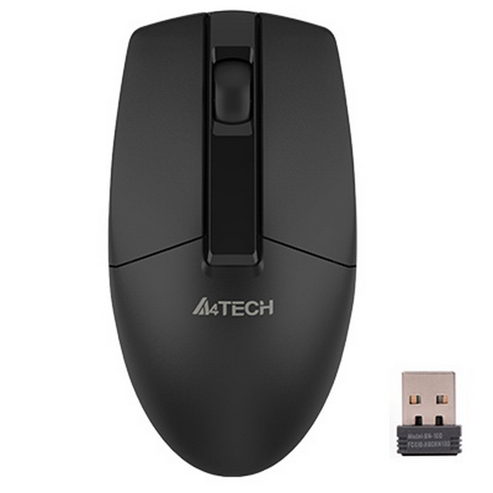 Мышь A4Tech G3-330N черный оптическая (1200dpi) беспроводная USB (3but) (945967)